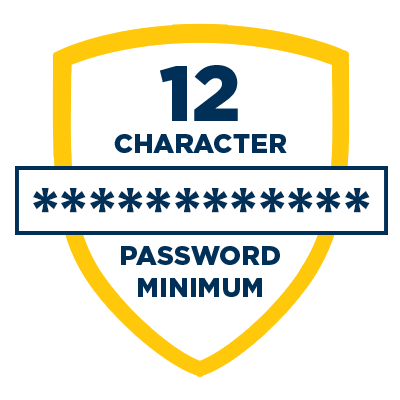 12 Character Password Minimum