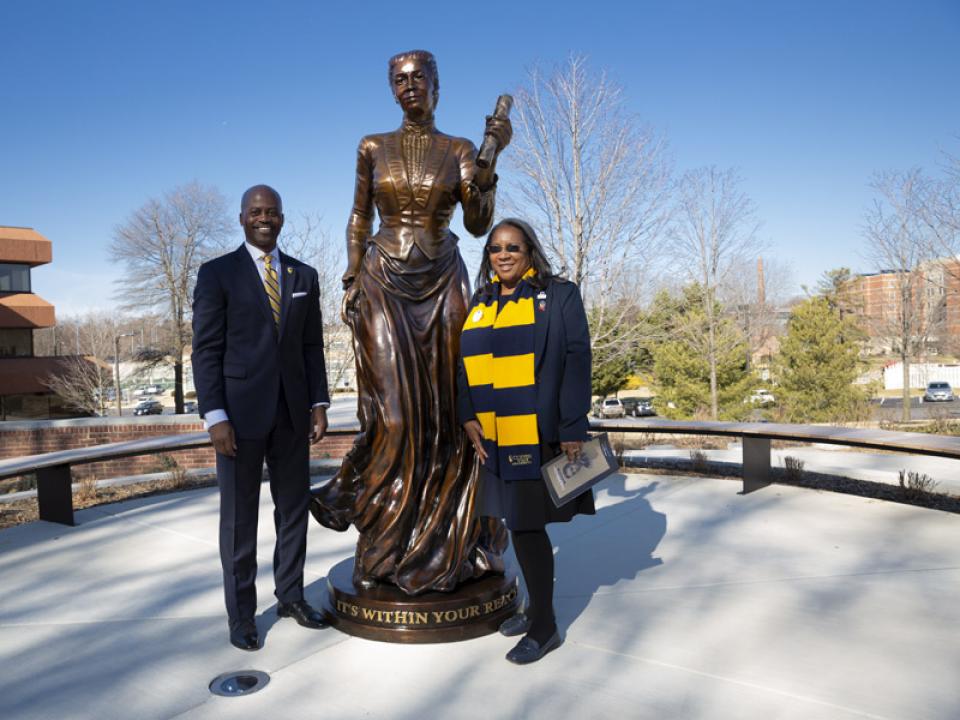 President Jenkins and Coppin Alumni