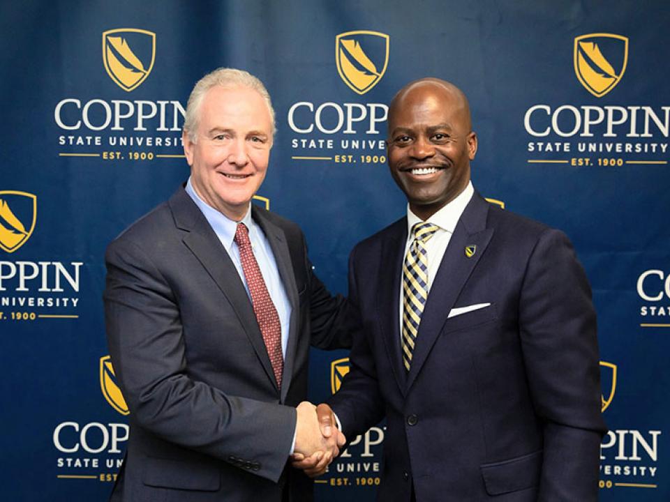 US Senator Chris Van Hollen and Dr. Jenkins