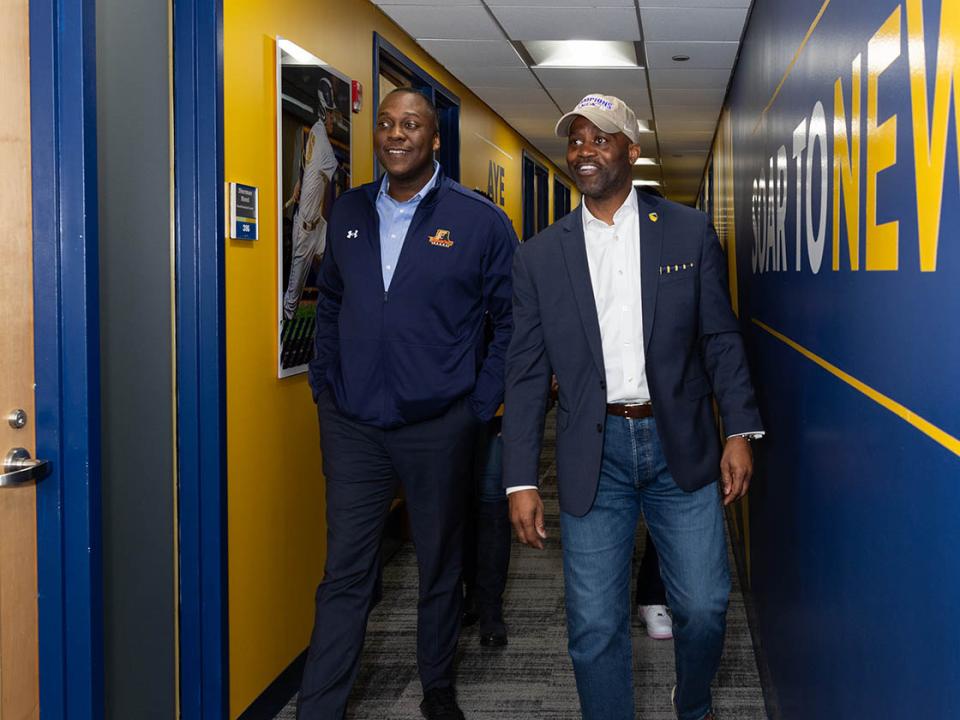 Game Day Morgan VS Coppin with Howard County Executive Calvin Ball