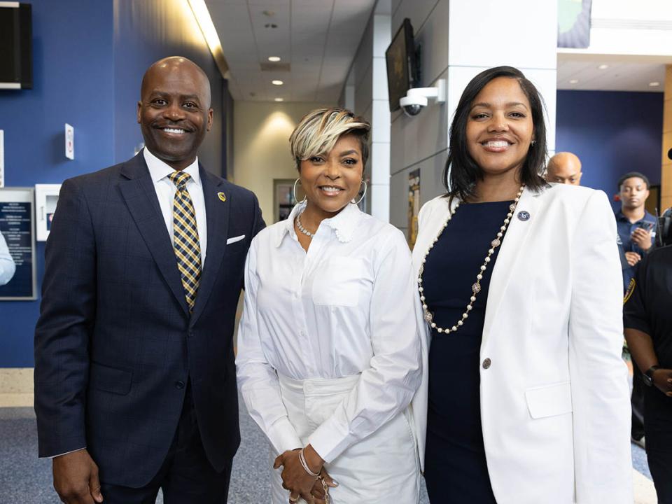 She Pods Ribbon Cutting Ceremony with Taraji P. Henson