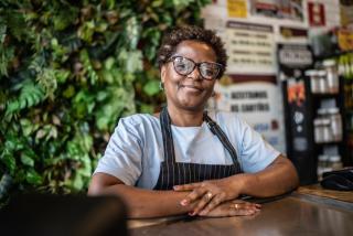 Portrait of a senior business owner woman working in a market