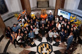 Coppin State and Morgan State at HBCU Fellowship Press Conference