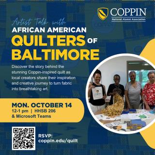 Artist Talk With African American Quilters Of Baltimore | Coppin State ...